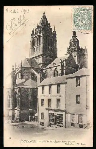 AK Coutances, Abside de l`Èglise Saint-Pierre