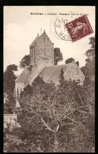 AK Bouillon, L`Èglise-Pommier dans le Clocher