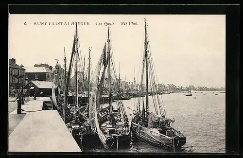 AK Saint-Vaast-la-Hougue, Les Quais