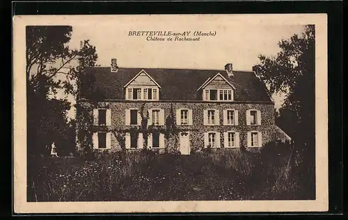 AK Bretteville-sur-Ay, Chateau de Rochemont