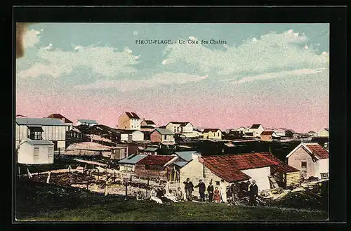 AK Pirou-Plage, Un Coin des Chalets