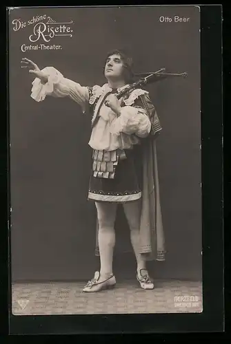 AK Operette Die schöne Risette, Schauspieler Otto Bear