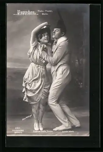 AK Operette Puppchen, Schauspieler Eugenie Della Donna und Arnold Rieck