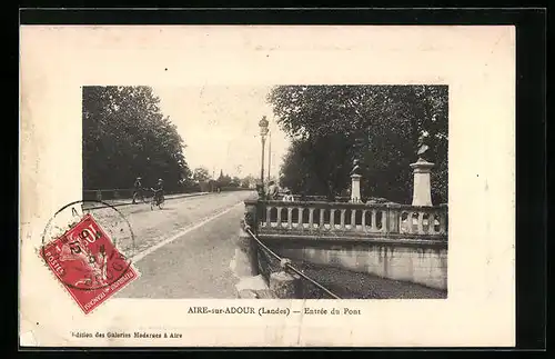 AK Aire-sur-Adour, Entree du Pont