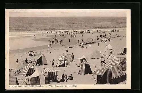 AK Biscarrosse-Plage, Vue Generale de la Plage