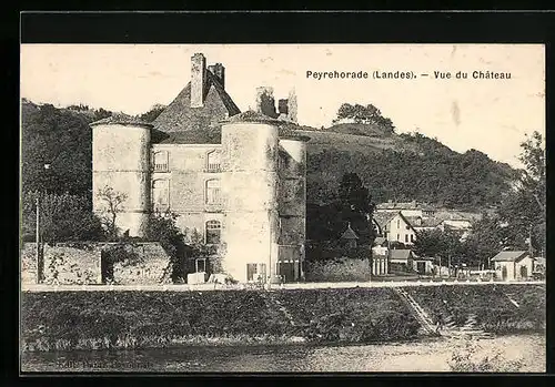 AK Peyrehorade, Vue du Chateau