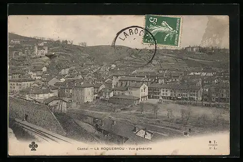 AK La Roquebrou, Vue generale
