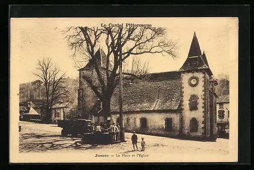 AK Jussac, La Place et l`Eglise