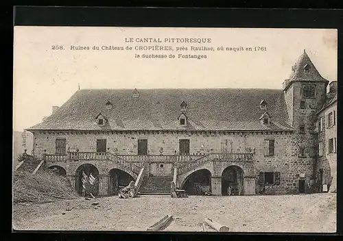AK Cropières, Ruines du Chateau