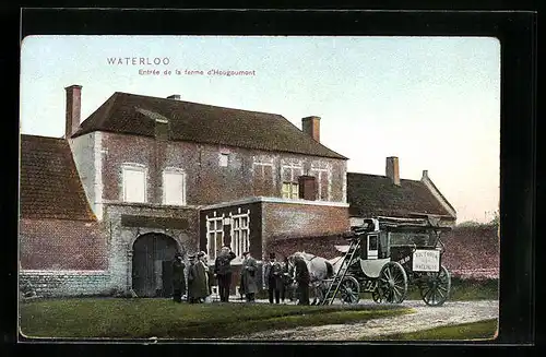 AK Waterloo, Entrée de la ferme d`Hougoumont