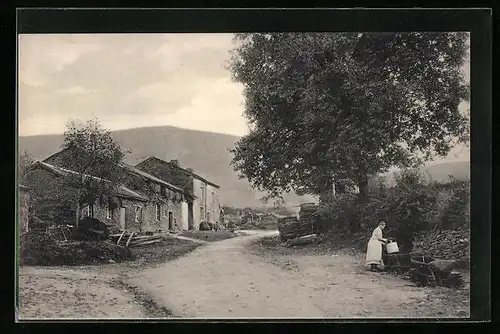 AK Chairieres-la-Grande, la Semois, Strassenpartie mit Gebäuden