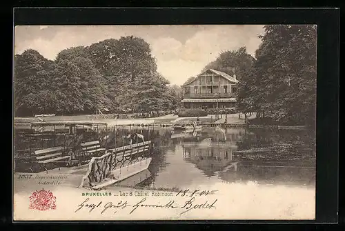 AK Brüssel / Bruxelles, Lac & Châlet Robinson