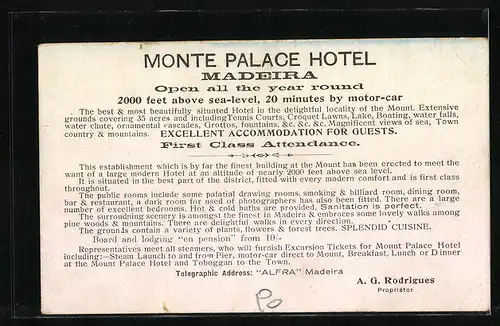 AK Madeira, Monte Palace Hotel
