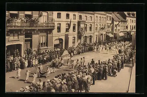 AK Hasselt, 1926-1933 Feesten van het zevende jaar van O. L. V. Virga Jesse, De processie