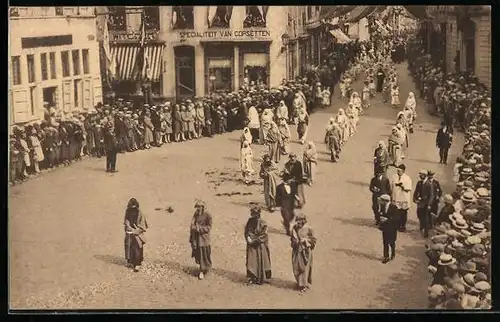 AK Hasselt, Processie van het H. Sacrament van Mirakel 1804-1929