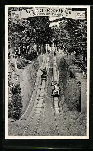 AK Ibbenbüren i. W., Sommerrodelbahn im Ibbenbürener Waldpark