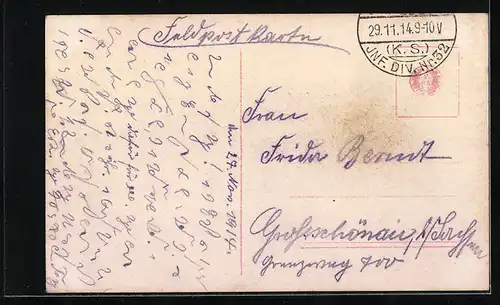 AK Drei kleine Katzen auf einer Decke