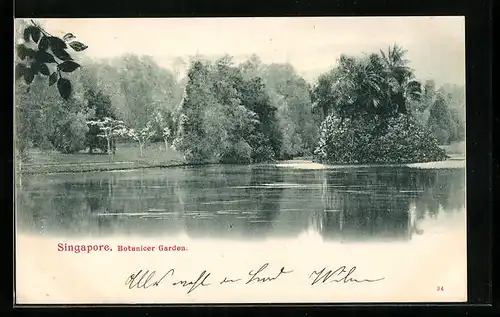 AK Singapur, See im Botanischen Garten