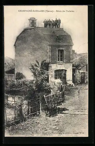 AK Champagné-St-Hilaire, Palais des Tuileries