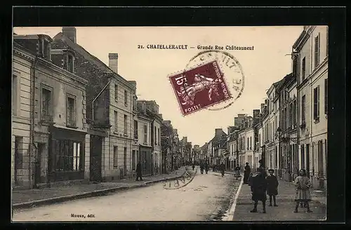 AK Chatellerault, Grande Rue Chateauneuf