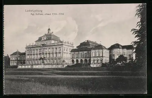 AK Ludwigsburg, Kgl. Schloss, erbaut 1704-1710