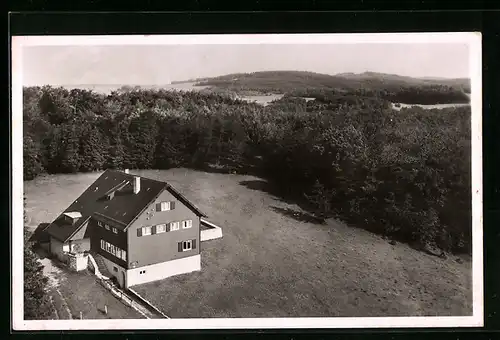 AK Schopfloch, Harpprecht-Haus aus der Luft