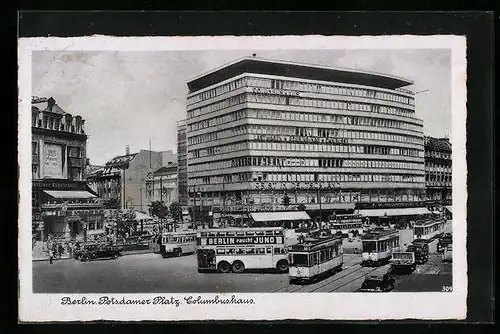 AK Berlin, Potsdamer Platz, Columbushaus