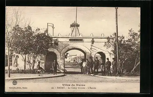 AK Rabat, Le Camp Garnier, L`Entree