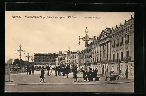 AK Murcia, Ayuntamiento y Paseo de Reina Victoria