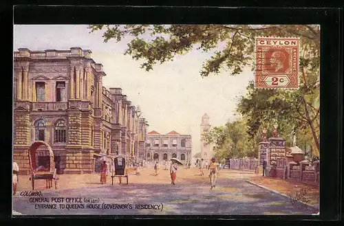 AK Colombo, General Post Office and Governor`s residency