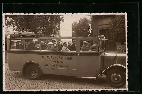 AK Rengsdorf, Auto-Rundfahrten Erich Jung, Autobus
