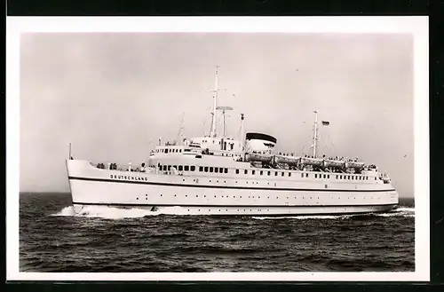 AK Fährschiff Deutschland auf See