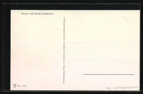 AK Roever auf Grade-Eindecker