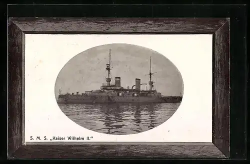 AK Kriegsschiff SMS Kaiser Wilhelm II.