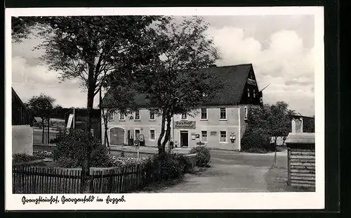 AK Georgenfeld im Erzgeb., Gasthaus Grenzsteinhof