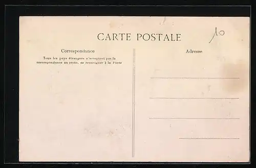 AK Tenay, Rue de la Gare, Strassenpartie