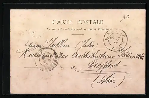 AK Nantua, Rue du Collège, Strassenpartie