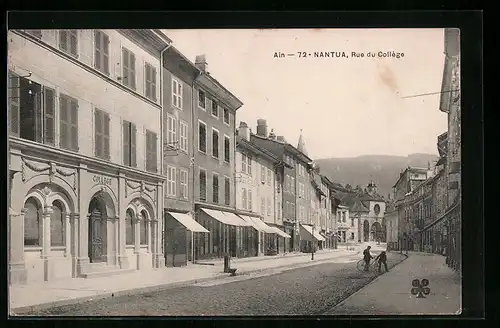 AK Nantua, Rue du Collège, Strassenpartie