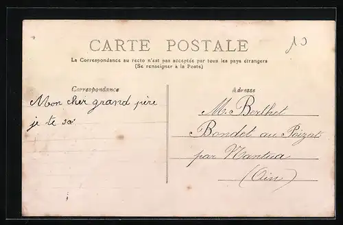 AK Nantua, Rue du Collège, Strassenpartie