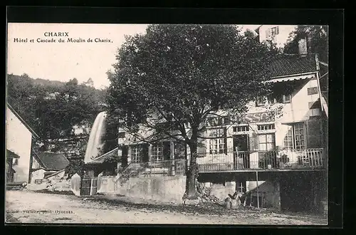 AK Charix, Hôtel et Cascade du Moulin de Charix
