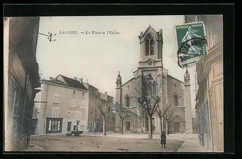 AK Lagnieu, La Place et l'Eglise