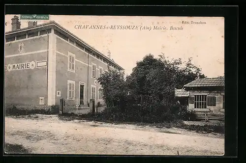 AK Chavannes-s-Reyssouze, Mairie, Bascule