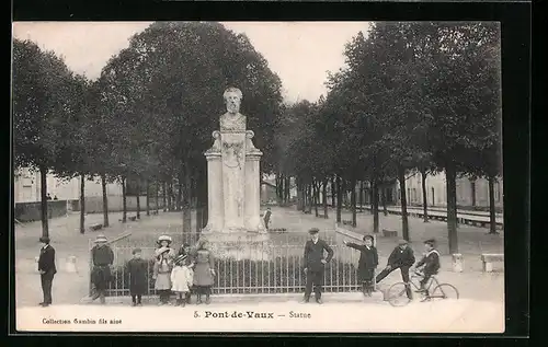 AK Pont-de-Vaux, Statue