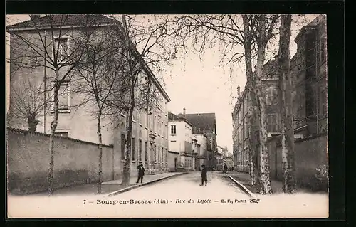 AK Bourg-en-Bresse, Rue du Lycée
