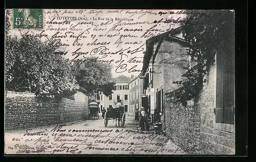 AK Loyettes, La Rue de la République