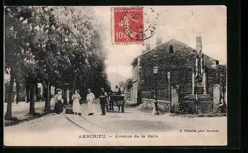 AK Ambérieu, Avenue de la Gare