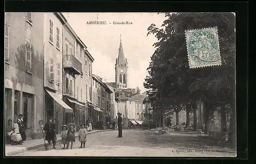 AK Ambérieu, Grande Rue