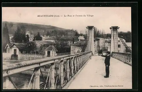 AK Beauregard, Le Pont et l`entrée du Village