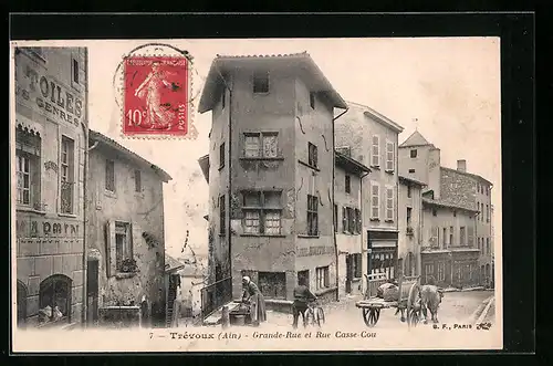 AK Trévoux, Grande Rue et Rue Casse-Cou