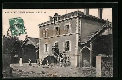 AK Chavannes-sur-Suran, La Mairie